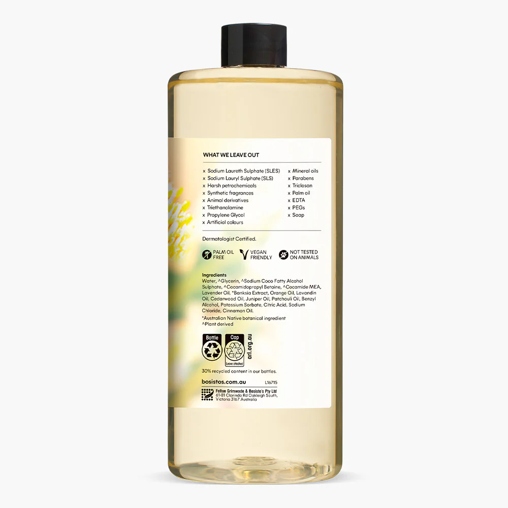 Banksia Flower & Lavender Moisturising Hand Wash Refill 1L - Image 3