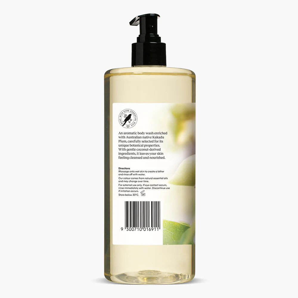 Kakadu Plum & Lemon Myrtle Nourishing Body Wash 1L - Image 3