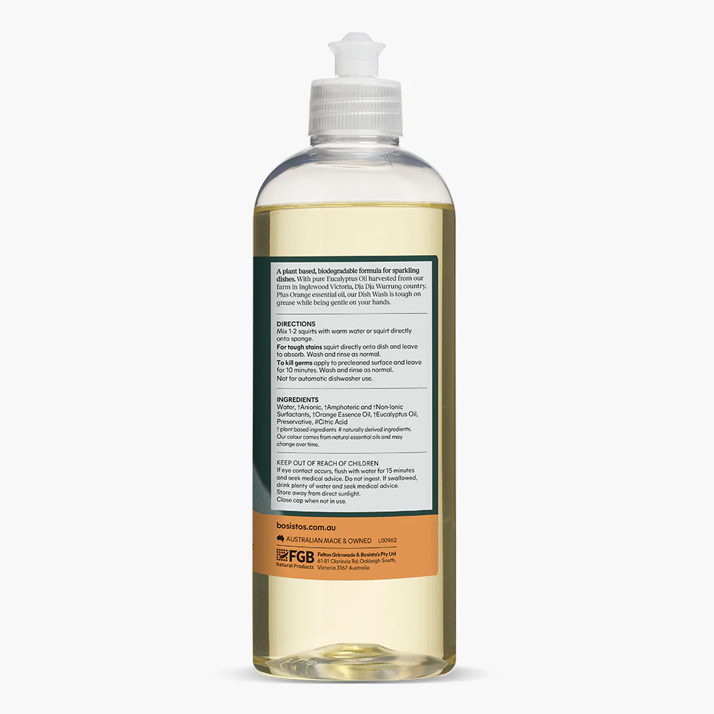 Orange & Eucalyptus Dish Wash 500mL - Image 3