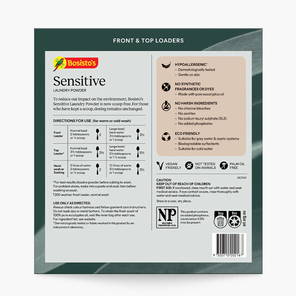 Sensitive Laundry Powder 6kg - Image 3