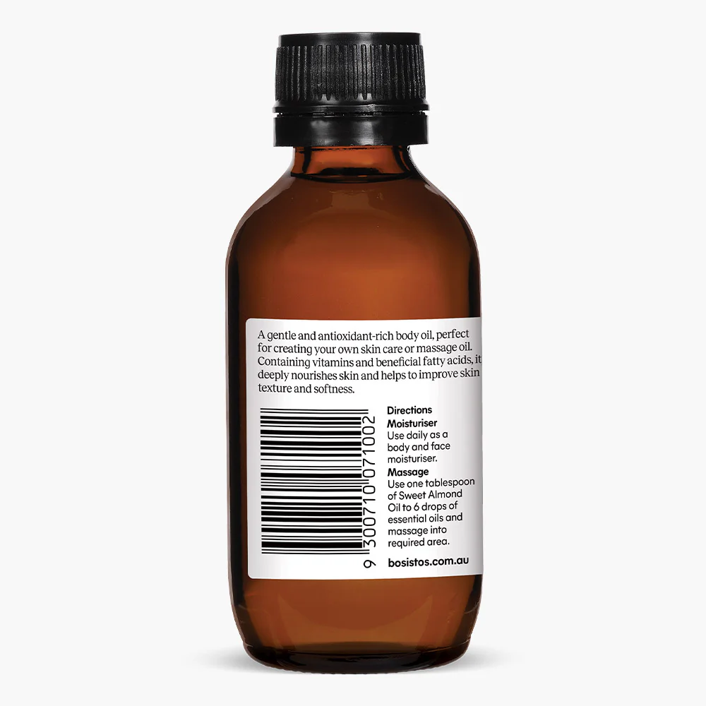 Sweet Almond Moisturising Body Oil 100mL - Image 3