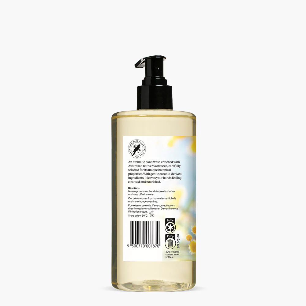 Wattleseed & Orange Refreshing Hand Wash 500mL - Image 3